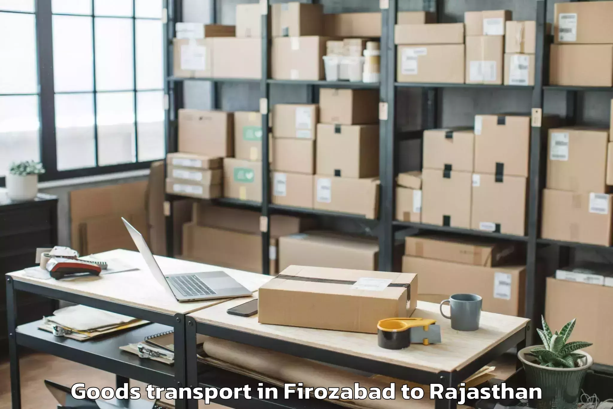 Efficient Firozabad to Jhunjhunu Goods Transport